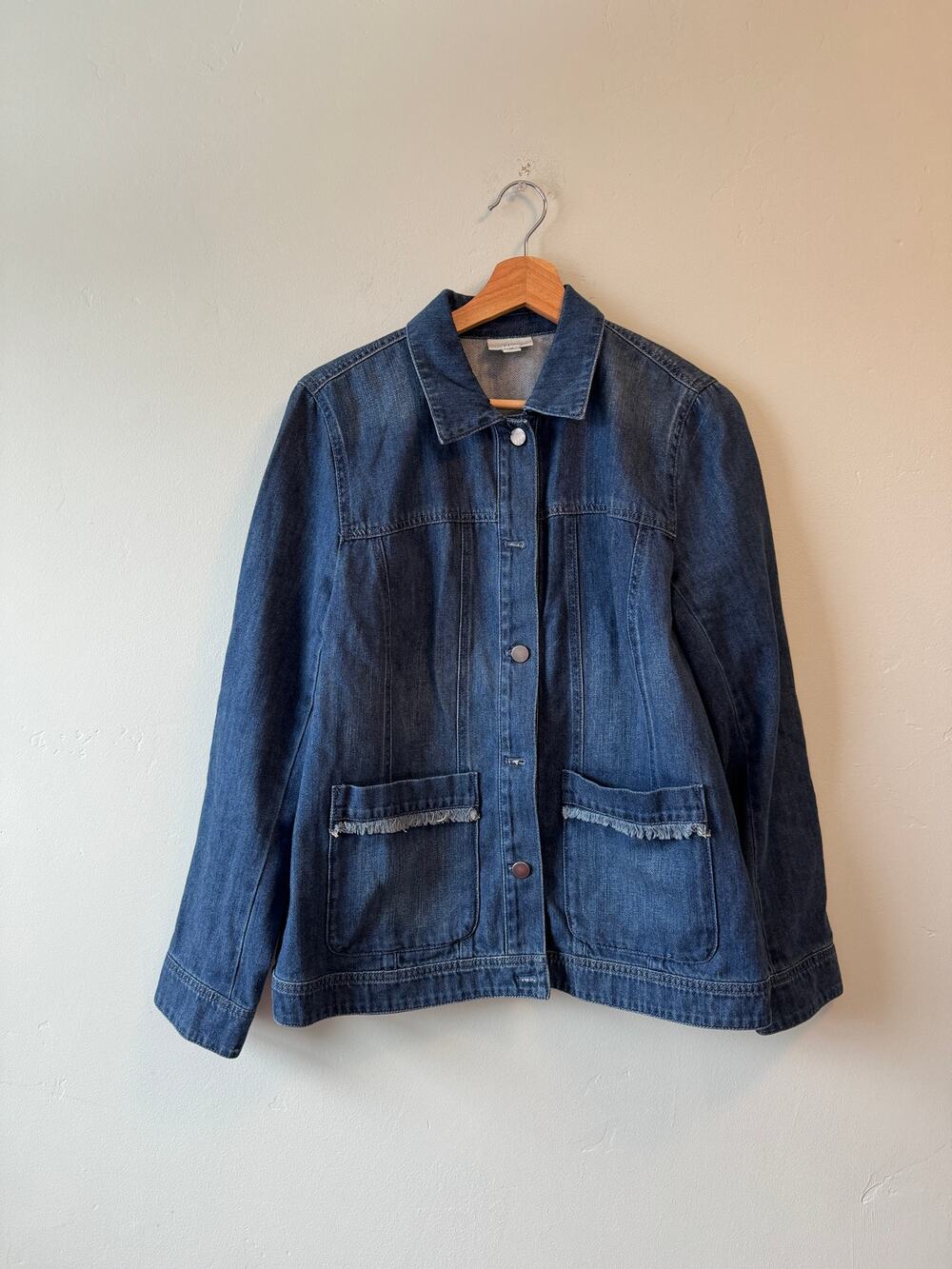 J.Jill Fray Accent Denim Jacket